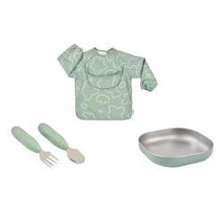 Étkészlet a legkisebbeknek Sage Green