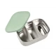 Rozsdamentes uzsonnás doboz Velvet Grey / Sage Green – Béaba