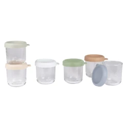 Üveg ételtárolók 6x 250 ml Natural Üveg ételtárolók 6x 250 ml Natural