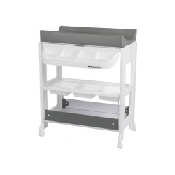 Pelenkázó asztal kádkával Rosie Mineral Grey