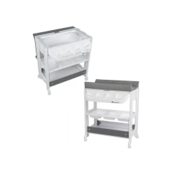 Pelenkázó asztal kádkával Rosie Mineral Grey