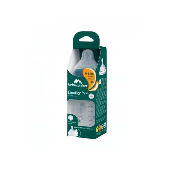 Cumisüveg Emotion Physio 270ml 0-12m + Blue Cumisüveg Emotion Physio 270ml 0-12m + Blue – BebeConfort 3102209130BC