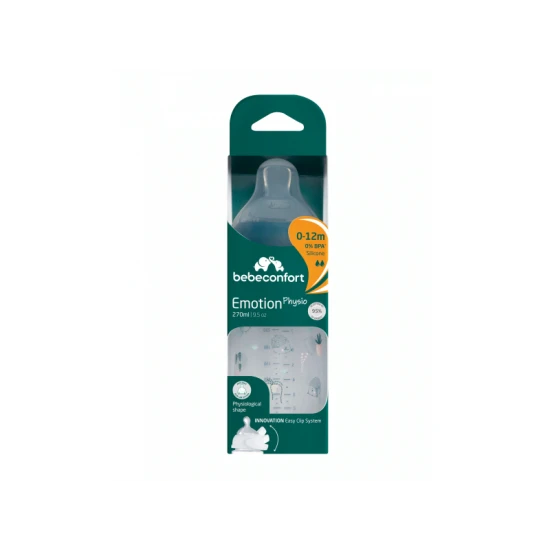 Cumisüveg Emotion Physio 270ml 0-12m + Blue Cumisüveg Emotion Physio 270ml 0-12m + Blue – BebeConfort 3102209130BC