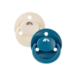 Szimmetrikus szilikon cumi Eco 2ks 0m+ Sand/Blue