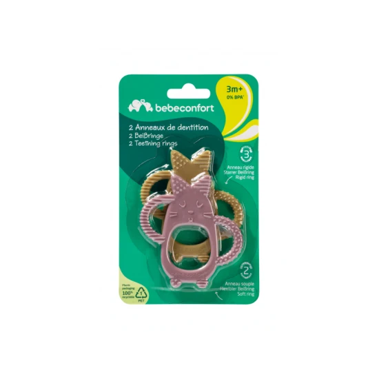 Cica rágóka 3m+ Green Lavander 2 ks Cica rágóka 3m+ Green Lavander 2 ks – BebeConfort 3104202530BC