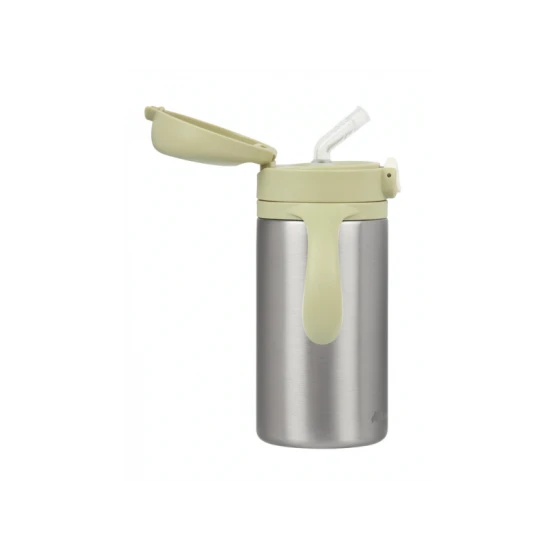 Hőszigetelt inox pohár szívószállal 280 ml Green – BebeConfort 3105201190BC