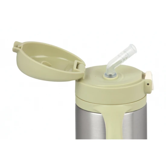 Hőszigetelt inox pohár szívószállal 280 ml Green – BebeConfort 3105201190BC