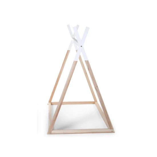 Tipi gyerekágy – sátorváz Natural White 70×140 cm Childhome Natural White 70×140 cm – Tipi gyerekágy bükkfából