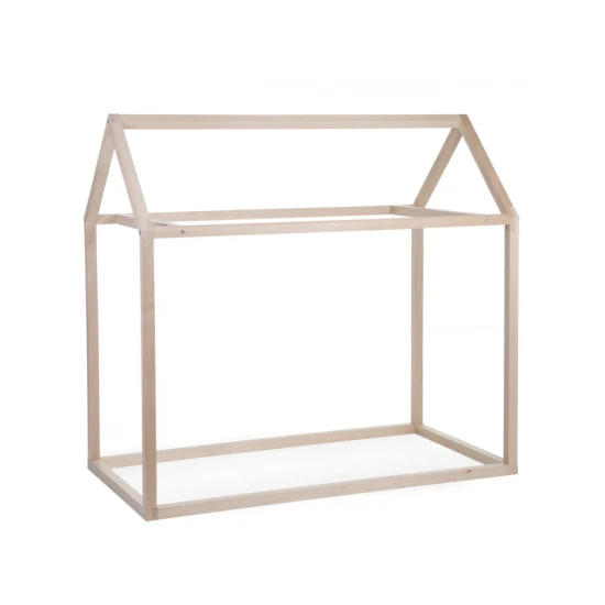 Childhome Natural 70×140 cm – Házikó gyerekágy-keret bükkből