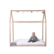 Childhome Natural 70×140 cm – Házikó gyerekágy-keret bükkből