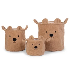 Játéktároló kosarak 3 db Teddy Beige 3 ks
