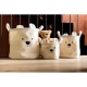 Childhome Teddy Off White 3 ks – 3 db plüss Teddy tárolókosár szett