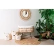Childhome Teddy Off White 3 ks – 3 db plüss Teddy tárolókosár szett