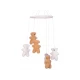 Függő forgó Teddy Teddy Childhome Teddy – függő forgó Teddy 6 macival