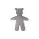 Játszószőnyeg Medveď Teddy Jersey Grey 150 cm Childhome Medveď Teddy Jersey Grey 150 cm – puha játszószőnyeg a gyerekszobába