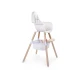 Childhome White – tárolókosár az Evolu 2 etetőszék alá