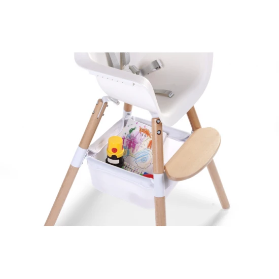 Childhome White – tárolókosár az Evolu 2 etetőszék alá
