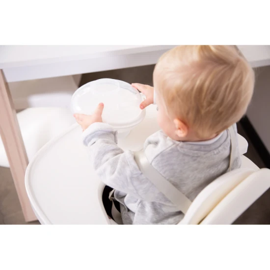 Childhome White – ABS tálca szilikon alátéttel az Evolu etetőszékhez