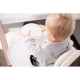 Childhome White – ABS tálca szilikon alátéttel az Evolu etetőszékhez