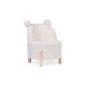 Gyerek fotel Teddy Off White Childhome Off White – gyerek fotel plüss huzattal