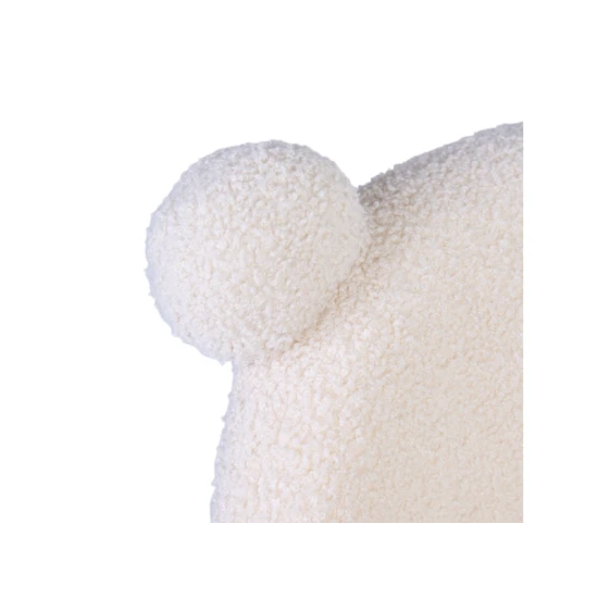Gyerek fotel Teddy Off White Childhome Off White – gyerek fotel plüss huzattal