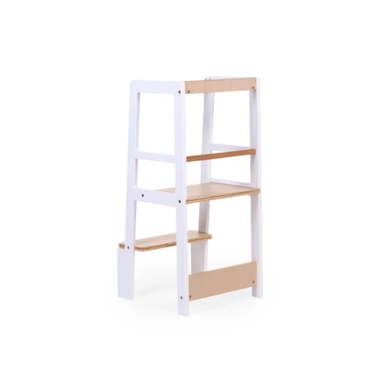 Tanulótorony White Natural Childhome White Natural – fa tanulótorony gyerekeknek