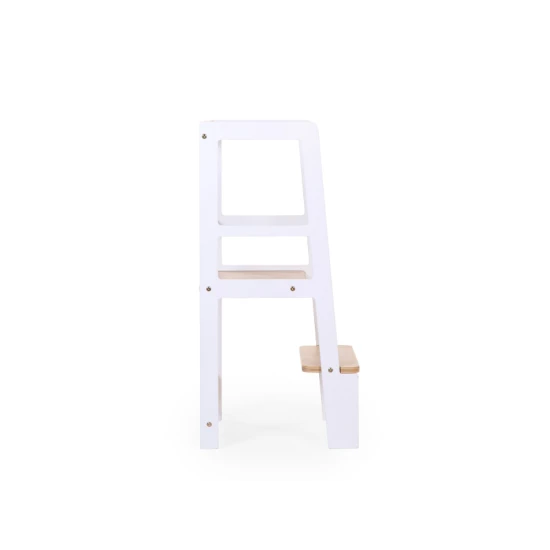 Tanulótorony White Natural Childhome White Natural – fa tanulótorony gyerekeknek