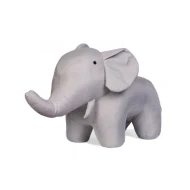 Textil elefánt álló Grey