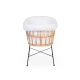 Childhome kovové nohy Jersey Ecru – rattan mózeskosár matraccal