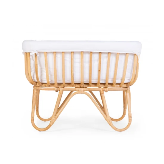 Rattan mózeskosár Jersey Off White Childhome Jersey Off White – rattan mózeskosár matraccal