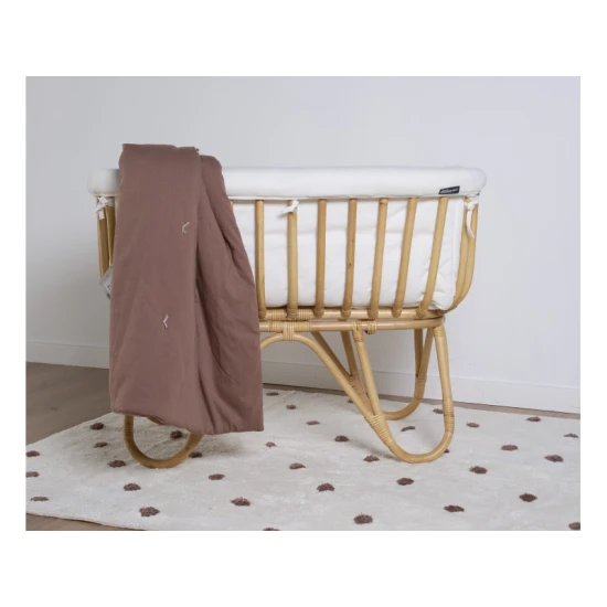Rattan mózeskosár Jersey Off White Childhome Jersey Off White – rattan mózeskosár matraccal