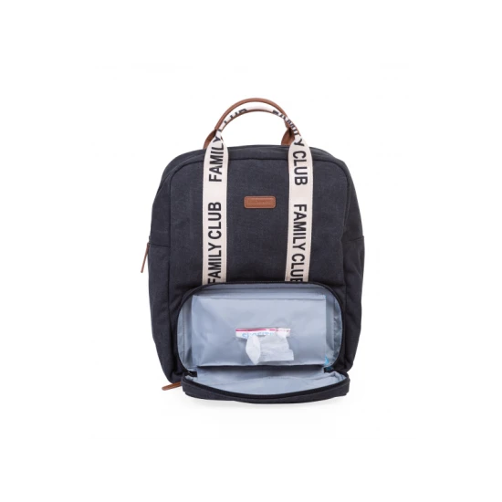Pelenkázó hátizsák Family Club Black Childhome Family Club Black – pelenkázó hátizsák 40×30×16 cm