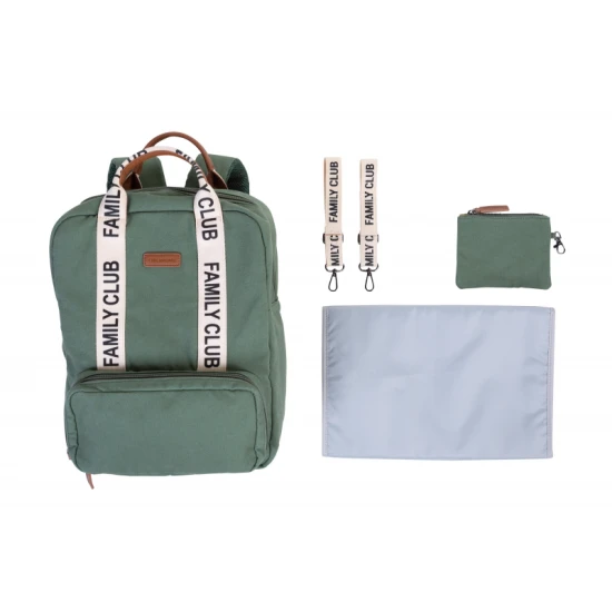 Pelenkázó hátizsák Family Club Green Childhome Family Club Green – pelenkázó hátizsák 40×30×16 cm