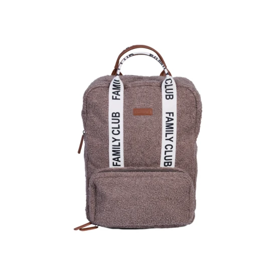 Childhome Family Club Signature Teddy Soft Brown – pelenkázó hátizsák 40×30×16 cm