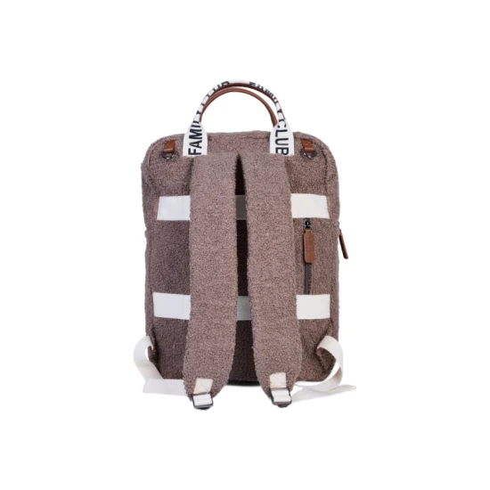 Childhome Family Club Signature Teddy Soft Brown – pelenkázó hátizsák 40×30×16 cm