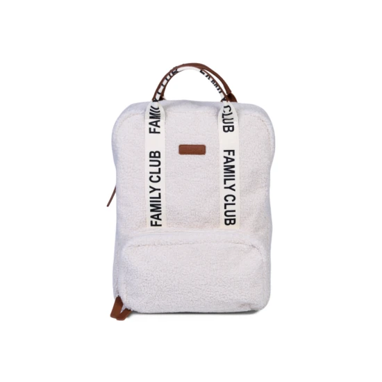 Pelenkázó hátizsák Family Club Signature Teddy Off White Childhome Family Club Signature Teddy Off White – pelenkázó hátizsák 40×30×16 cm