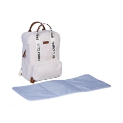 Pelenkázó hátizsák Family Club Signature Teddy Off White