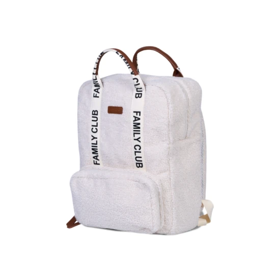 Pelenkázó hátizsák Family Club Signature Teddy Off White Childhome Family Club Signature Teddy Off White – pelenkázó hátizsák 40×30×16 cm
