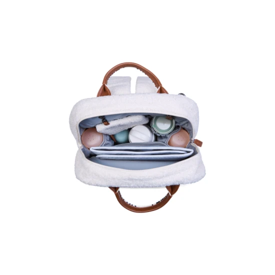 Pelenkázó hátizsák Family Club Signature Teddy Off White Childhome Family Club Signature Teddy Off White – pelenkázó hátizsák 40×30×16 cm