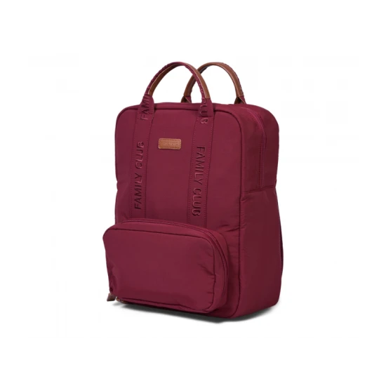 Pelenkázó hátizsák Family Club Signature Urban Burgundy Childhome Family Club Signature Urban Burgundy – pelenkázó hátizsák 40×30×16 cm