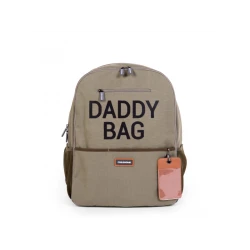 Pelenkázó hátizsák Daddy Bag Canvas Khaki