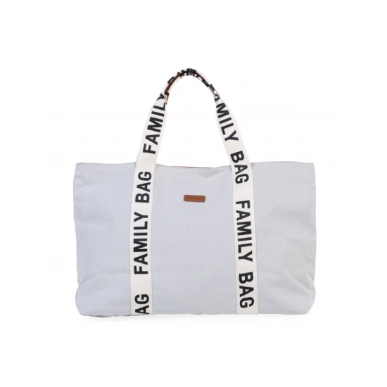 Childhome Family Bag Canvas Off White – utazótáska 55×40×18 cm