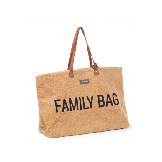 Childhome Family Bag Teddy Beige – utazótáska 55×40×18 cm