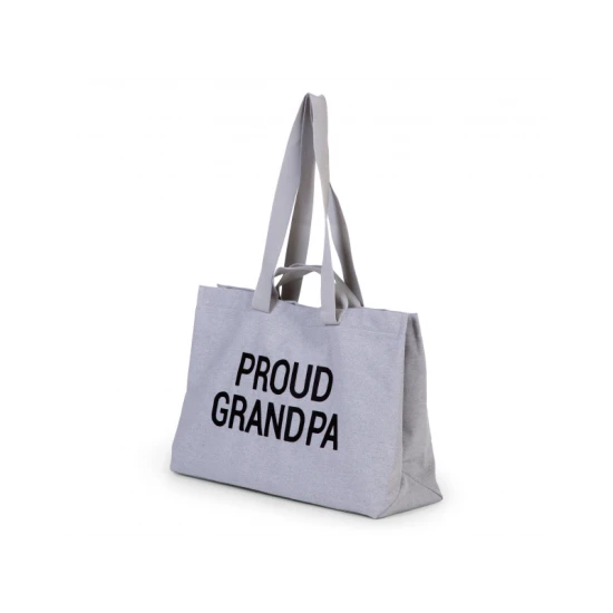 Utazótáska Grandpa Canvas Grey Childhome Grandpa Canvas Grey – utazótáska nagypapának 55×34×16 cm