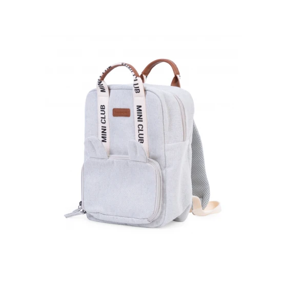 Childhome Mini Club Signature Off White – gyerek hátizsák 3–5 éveseknek
