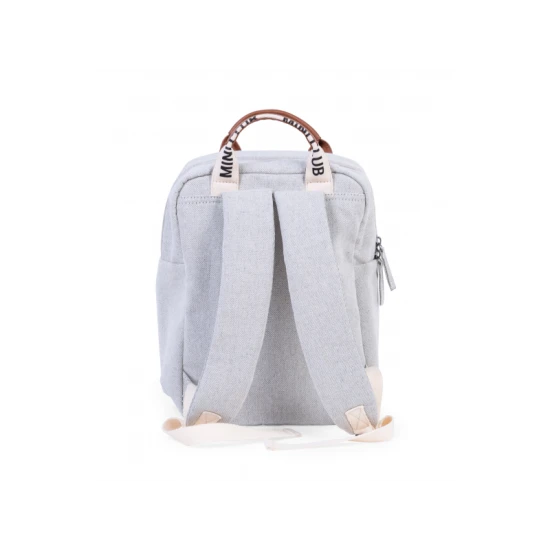Childhome Mini Club Signature Off White – gyerek hátizsák 3–5 éveseknek