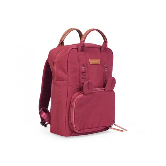Childhome Mini Club Signature Burgundy – gyerek hátizsák 3–5 éveseknek