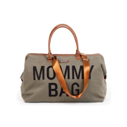 Pelenkázó táska Mommy Bag Canvas Khaki
