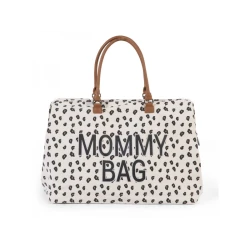 Pelenkázó táska Mommy Bag Canvas Leopard