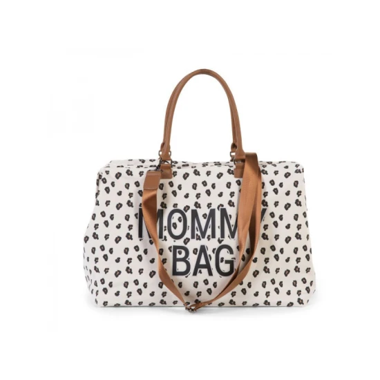 Childhome Mommy Bag Canvas Leopard – pelenkázó táska 55×30×40 cm